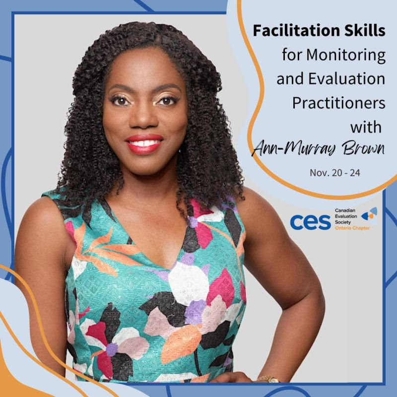 CES-Ontario Offering Facilitation Skills for M&E Practitioners on Nov. 20